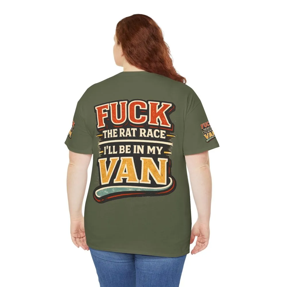 6161449685655335887_2048.jpeg Unisex Heavy Cotton Tee — "Fuck The Rat Race" Design F**K-Line