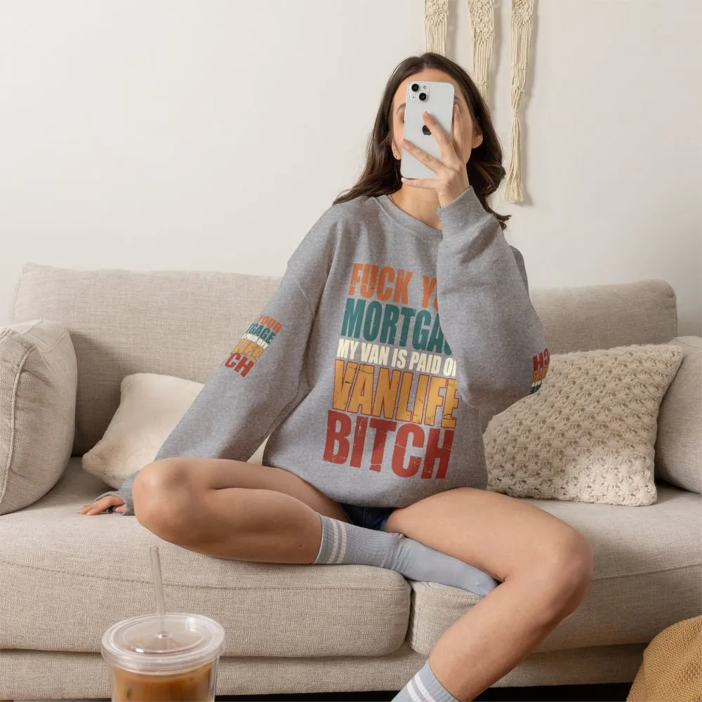 6165551358348759295_2048.jpeg Unisex Heavy Blend™ Crewneck Sweatshirt — "Fuck Your Mortgage" Design F**K-Line