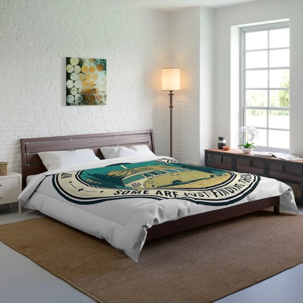Comforter — “Not All Who Wander Are Lost” Camper Bedding