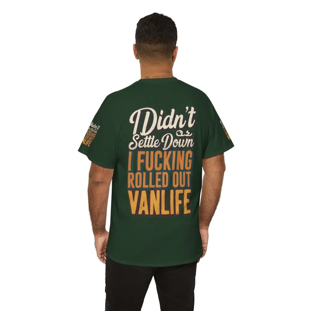 6175182389662977774_2048.jpeg Unisex Heavy Cotton Tee — "Dind´t Settle Down" Design F**K-Line