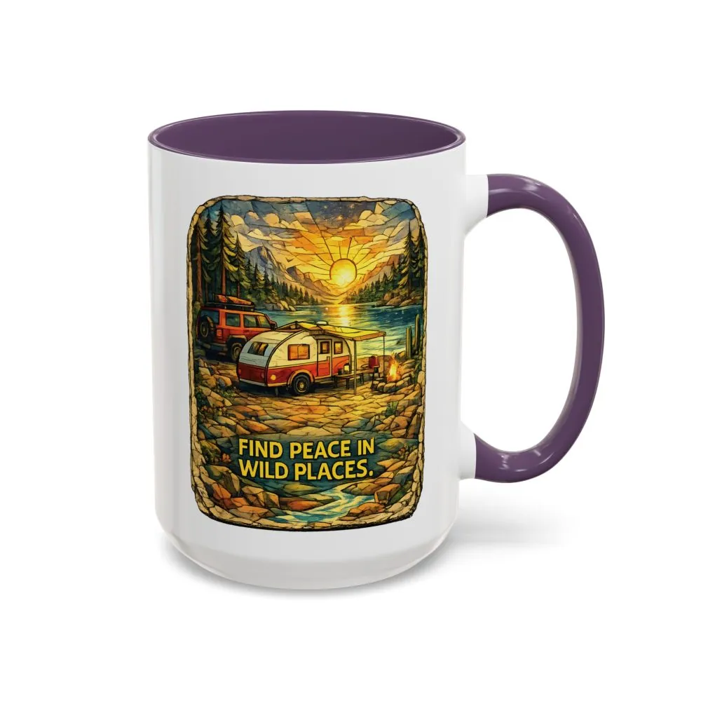 6242707818217741784_2048.jpeg Accent Coffee Mug (11, 15oz) — "Find Peace In Wild Places" Design Cubic-Line
