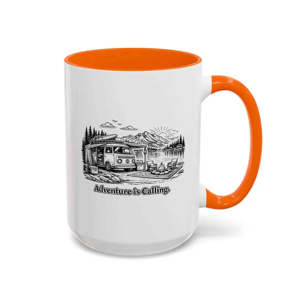 6248315982712869300_2048.jpeg Accent Coffee Mug (11, 15oz) — "Adventure Is Calling" Design Minimal-Line