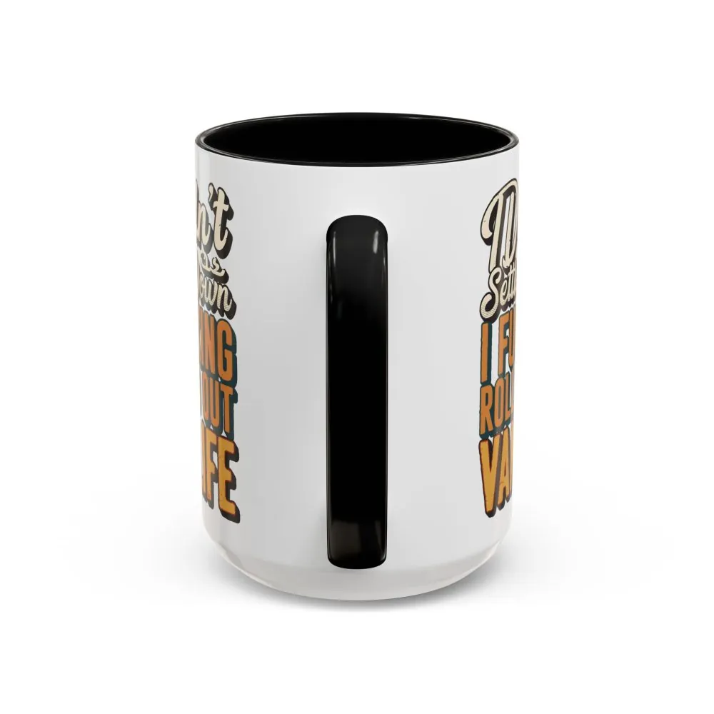 Accent Coffee Mug (11, 15oz) — "Dind´t Settle Down" Design F**K-Line