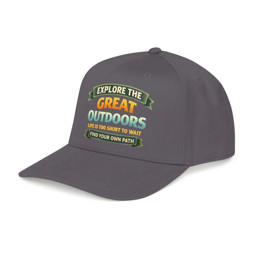 Baseball Cap - "Explore The Great Outdoors" Design Scenic-Line
