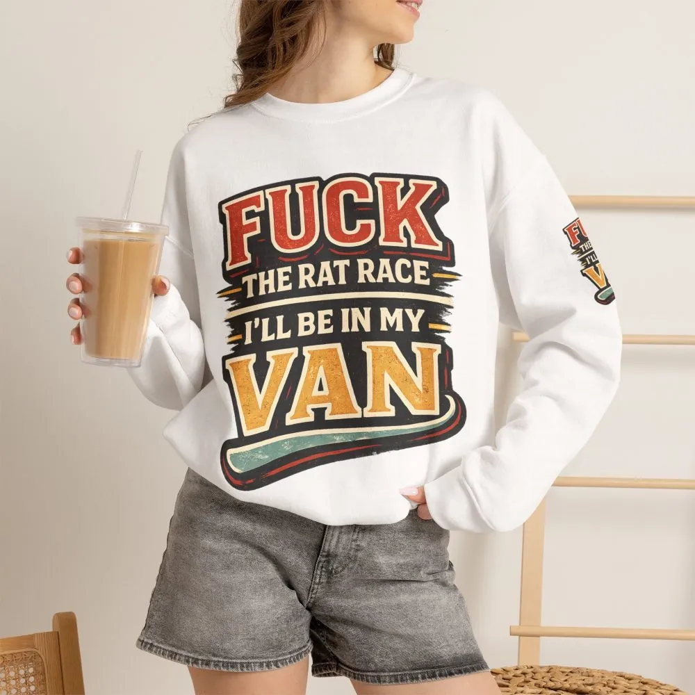 6295162490646777510_2048.jpeg Unisex Heavy Blend™ Crewneck Sweatshirt — "Fuck The Rat Race" Design F**K-Line