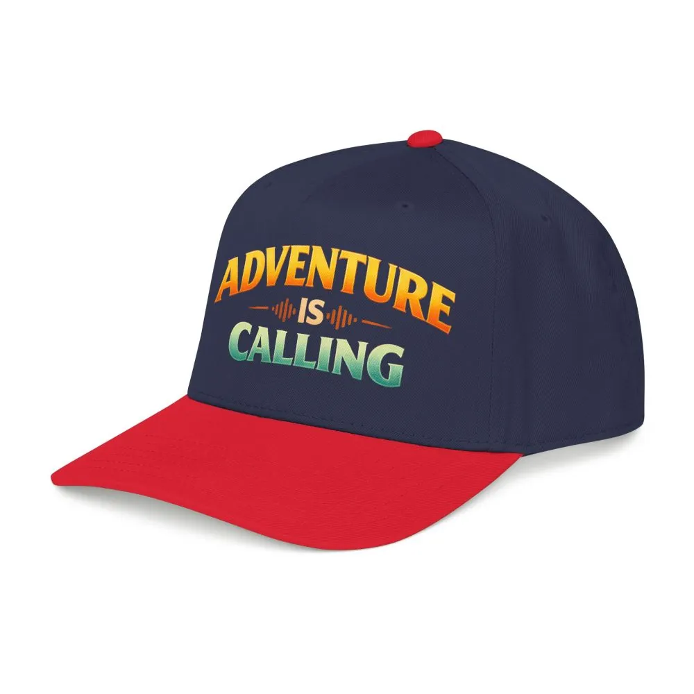 Baseball Cap - "Adventure Is Calling" Design Scenic-Line