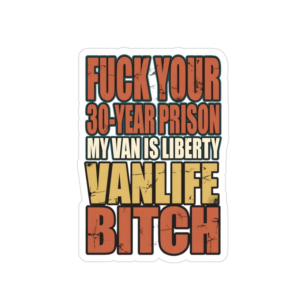 Transparent Outdoor Stickers – "Fuck Your 30 Year" Design F**K-Line