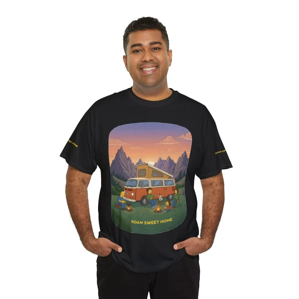6349468767399224235_2048.jpeg Unisex Heavy Cotton Tee — "Roam Sweet Home" Design Sitcom-Line