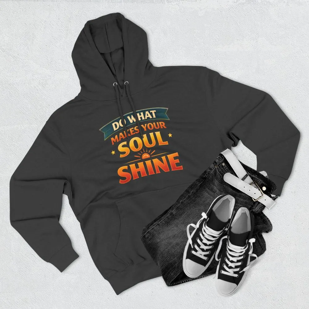 6352021598610015475_2048.jpeg Three-Panel Fleece Hoodie - "Do What Makes Your Soul Shine" Design Scenic-Line