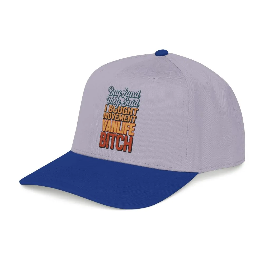 Baseball Cap - "Buy Land They Said" Design F**K-Line
