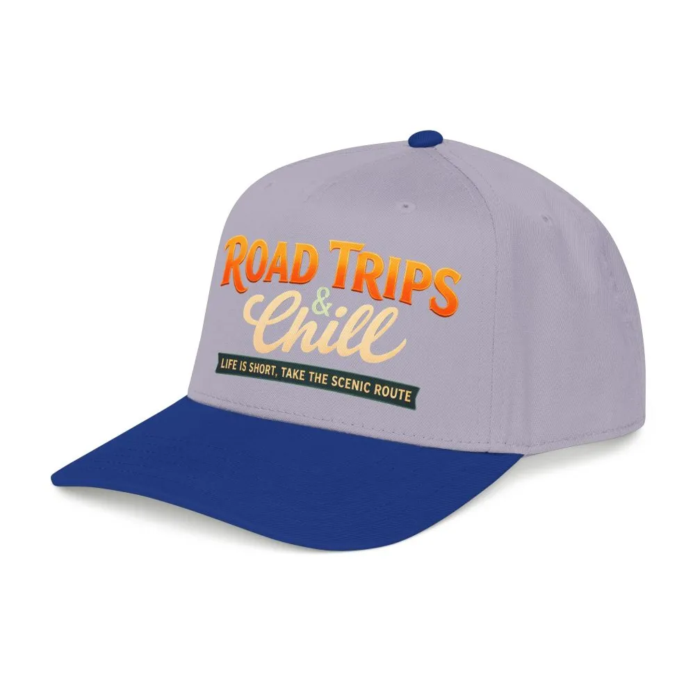 Baseball Cap - "Road Trips And Chill" Design Scenic-Line