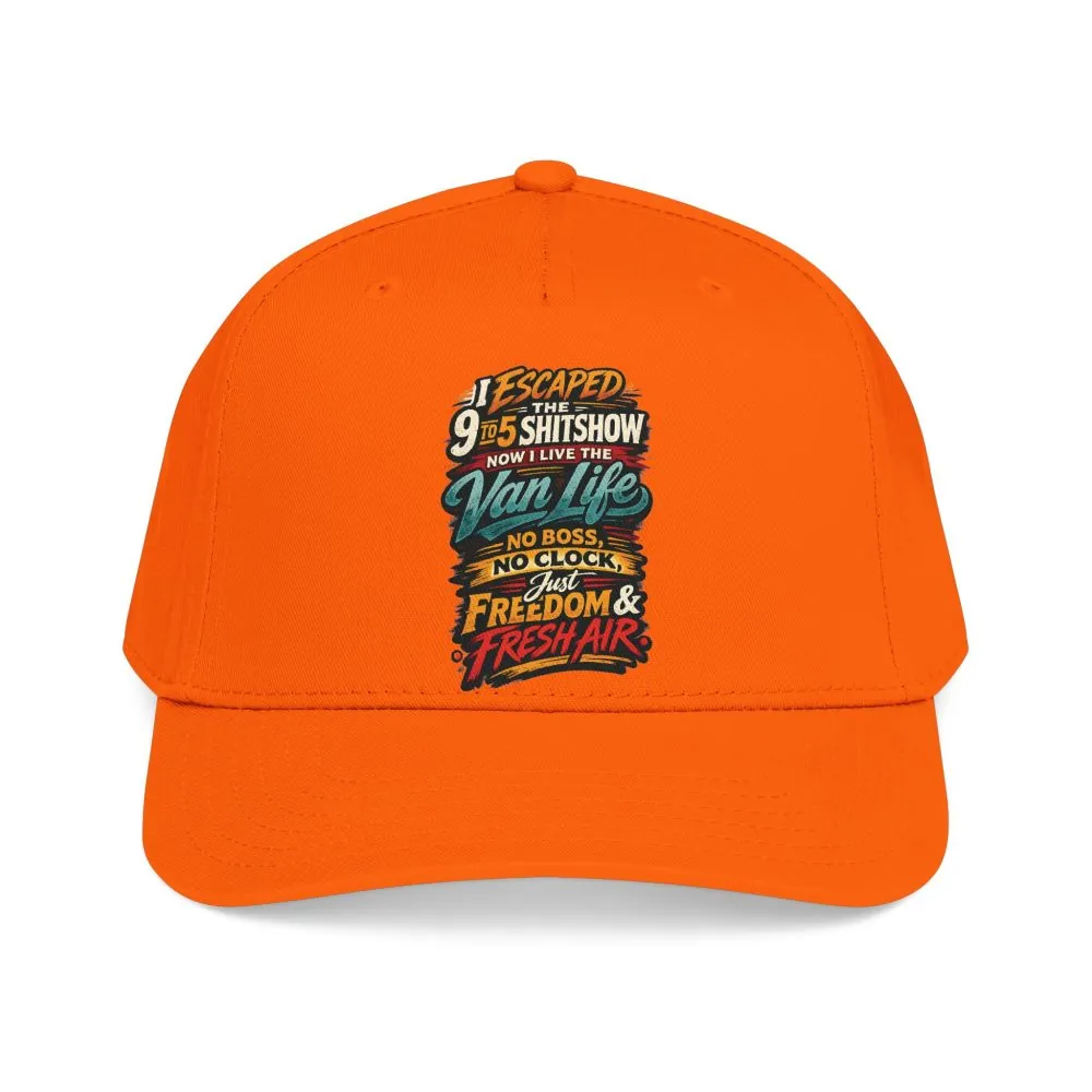 Baseball Cap - "I Escaped The 9 To 5" Design F**K-Line