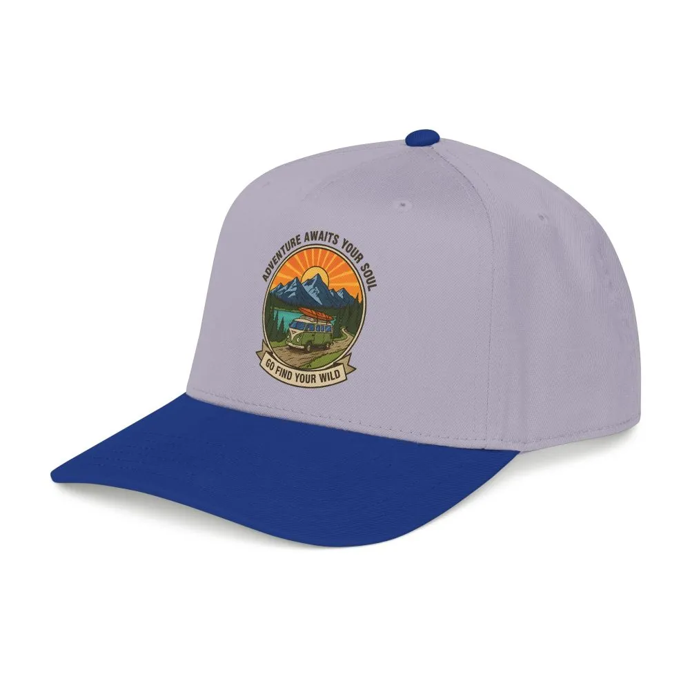 Baseball Cap — "Go Find Your Wild" Outdoor Patch
