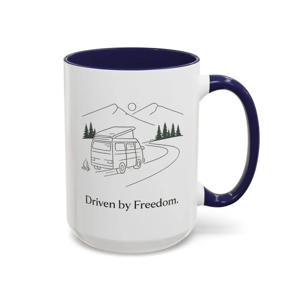 6457130148120839774_2048.jpeg Accent Coffee Mug (11, 15oz) — "Driven By Freedom" Design Minimal-Line