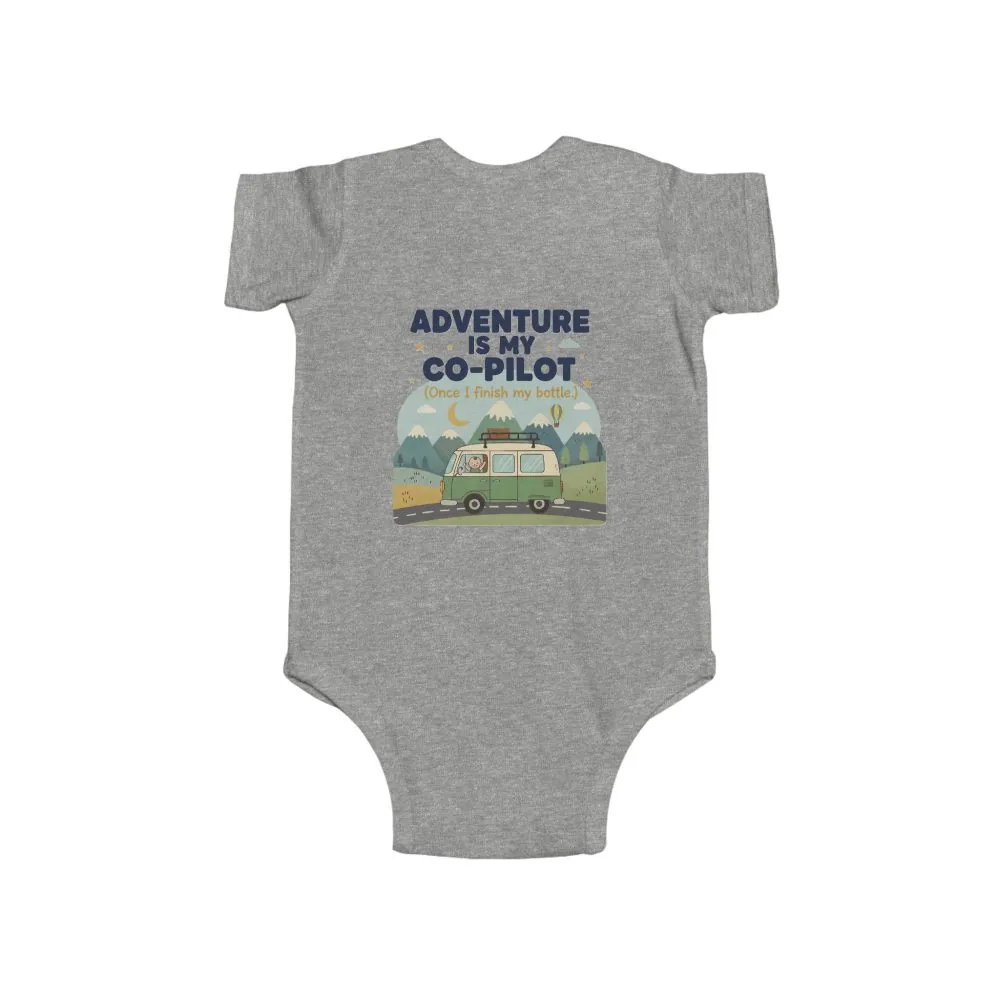 Infant Bodysuit — "Adventure Is My Co-Pilot" RV Baby Onesie