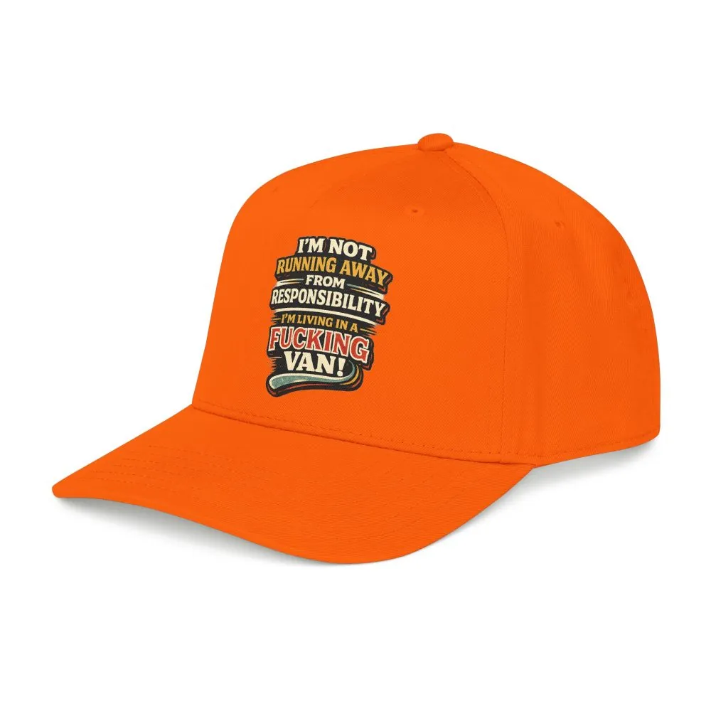 646242964682389690_2048.jpeg Baseball Cap - "I`m Not running Away" Design F**K-Line