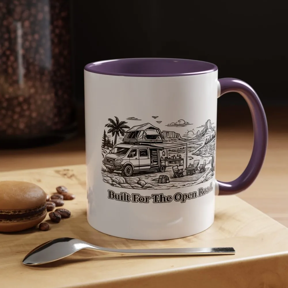 6468131602008784557_2048.jpeg Accent Coffee Mug (11, 15oz) — "Built For The Open Road" Design Minimal-Line