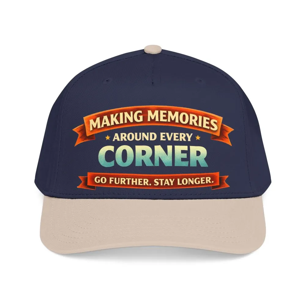 Baseball Cap - "Making Memories Around Every Corner" Design Scenic-Line