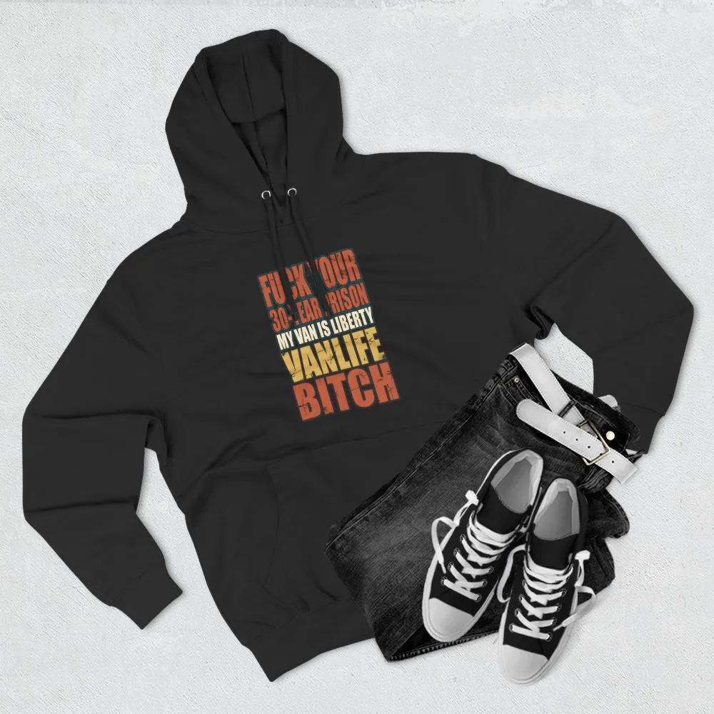 6536251407510520904_2048.jpeg Three-Panel Fleece Hoodie - "Fuck Your 30 Year" Design F**K-Line