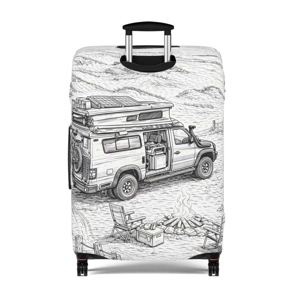 6550742162701934141_2048.jpeg Luggage Cover — Adventure Camper Sketch Travel Suitcase