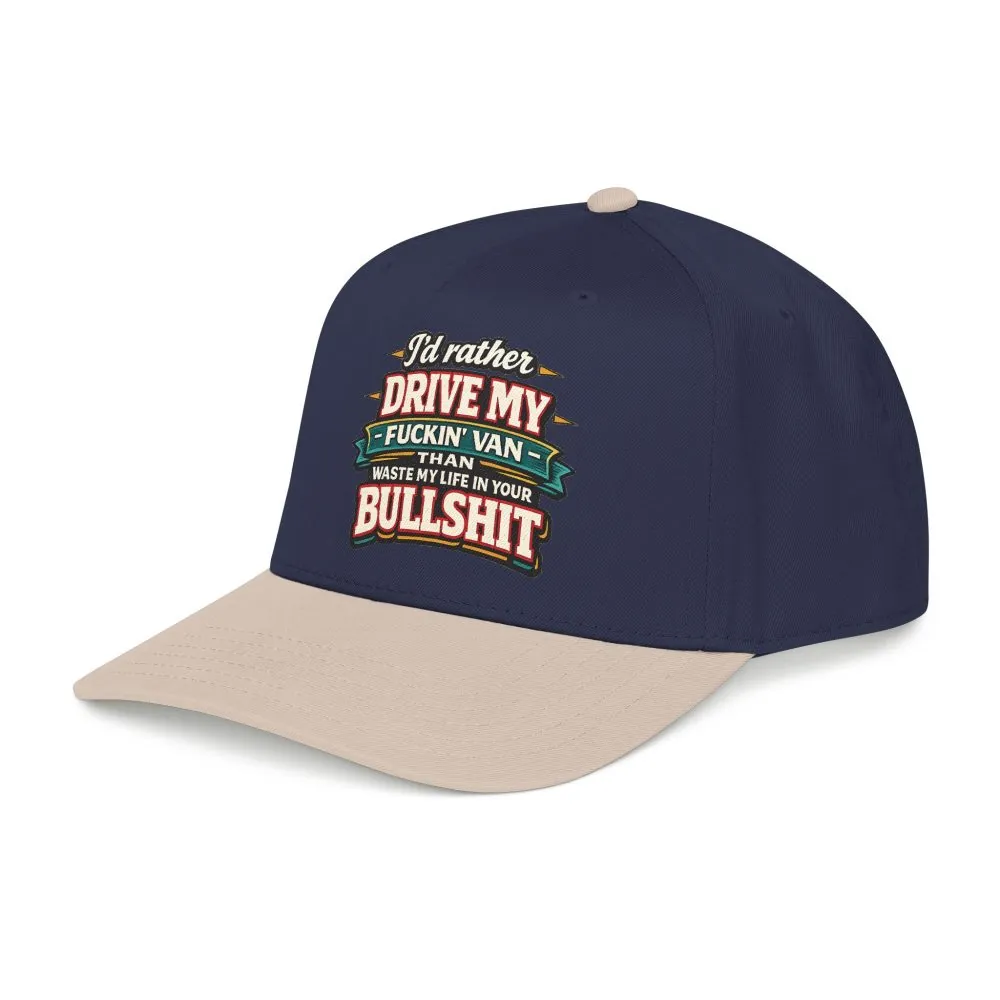 Baseball Cap - "I´d Rather Drive My Fucking Van" Design F**K-Line