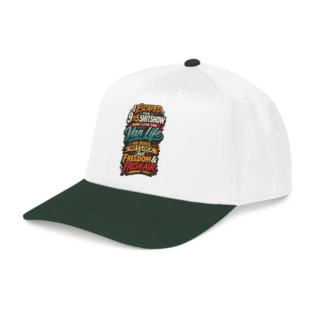 Baseball Cap - "I Escaped The 9 To 5" Design F**K-Line