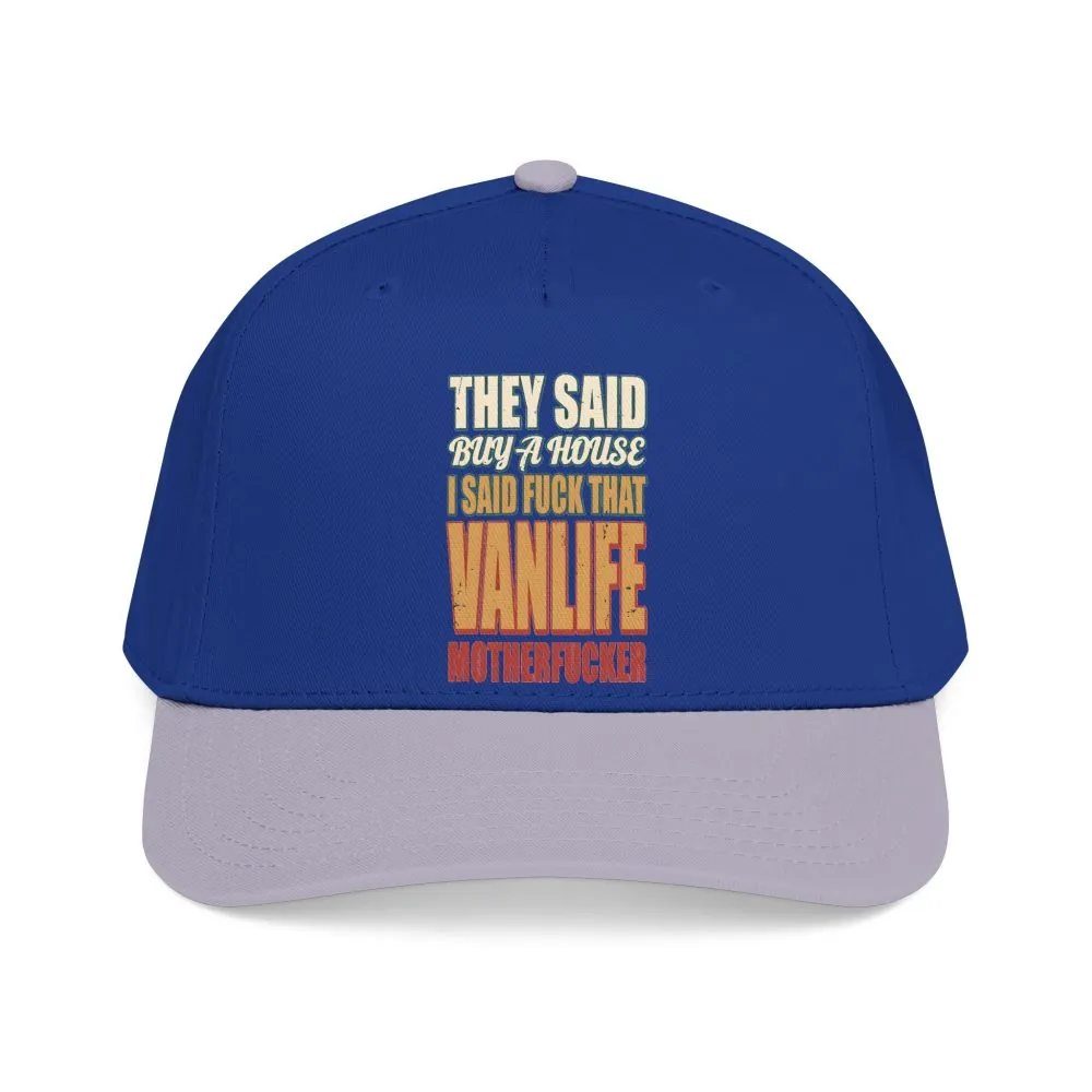 6566347123286235929_2048.jpeg Baseball Cap - "They Said Buy A House" Design F**K-Line