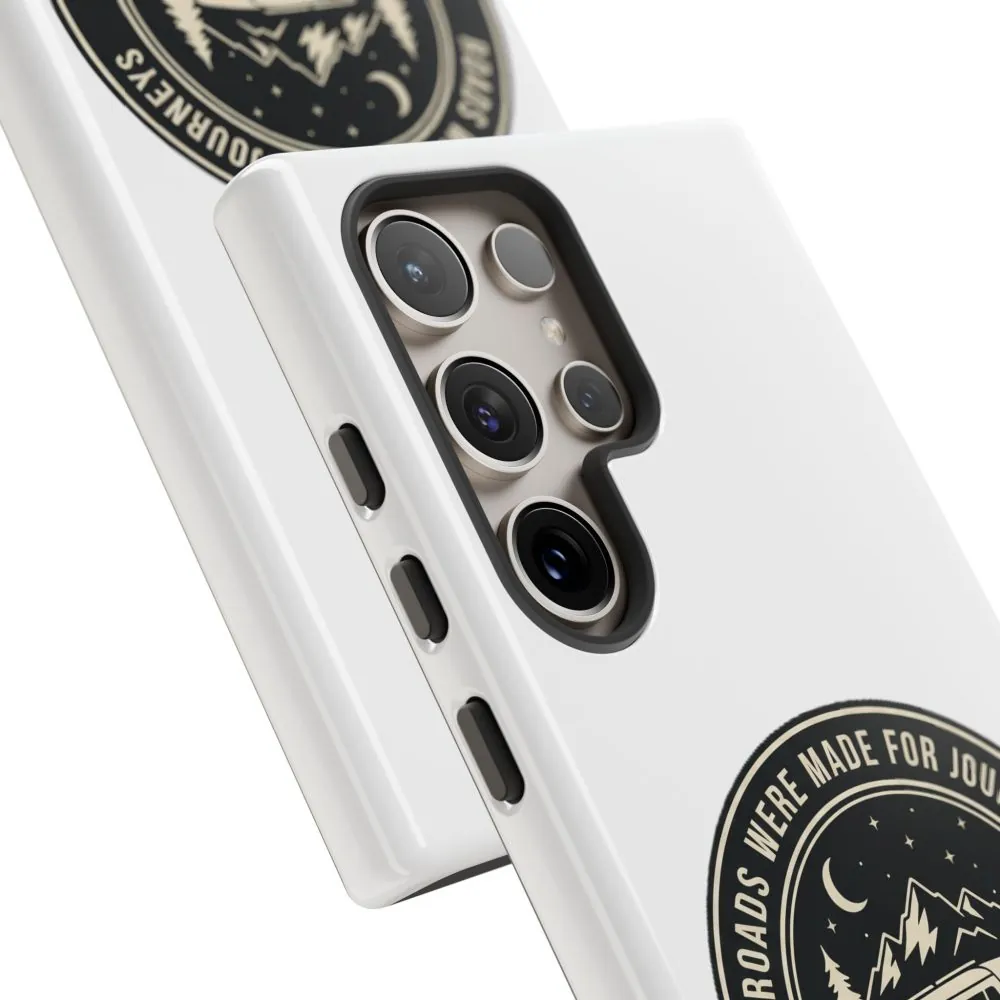 Phone Case — "ROAD WHERE MADE FOR JOURNEYS-NOT DESTINATIONS" Camper Van Design
