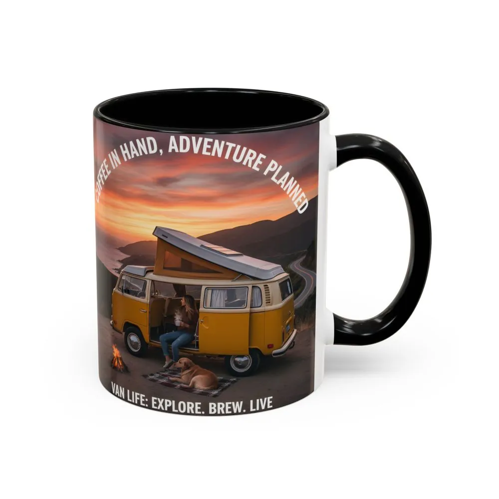 6586408504158279800_2048.jpeg Accent Coffee Mug (11, 15oz) - "Coffee in Hand, Adventure Planned"