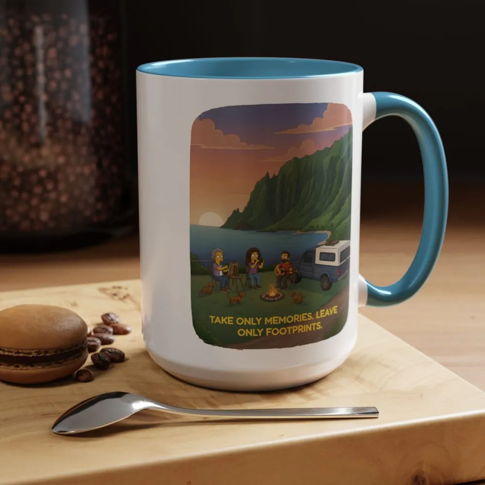 6588020243519303701_2048.jpeg Accent Coffee Mug (11, 15oz) — "Take Only Memories-Leave Only Footprints" Design Sitcom-Line