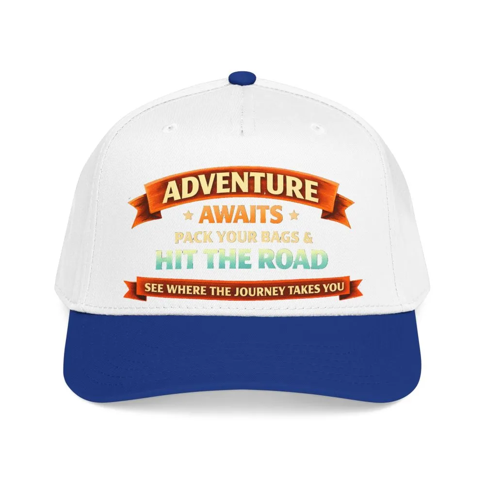 6624504165868788365_2048.jpeg Baseball Cap - "Adventure Awaits-Pack Your Bags" Design Scenic-Line