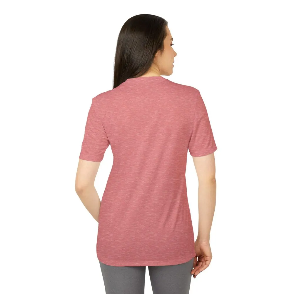 T-Shirt(Adidas) - 'Adventure Awaits-Go Where You Feel Most Alive' (Only Front printed)