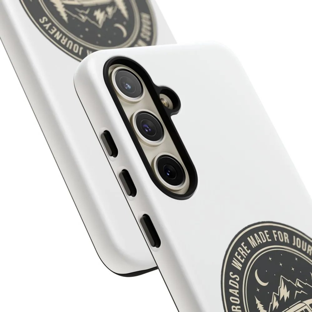 Phone Case — "ROAD WHERE MADE FOR JOURNEYS-NOT DESTINATIONS" Camper Van Design
