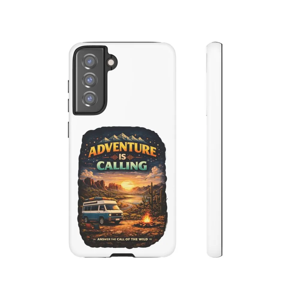 Phone Case — "Adventure Is Calling" (Design Scenic-Line)