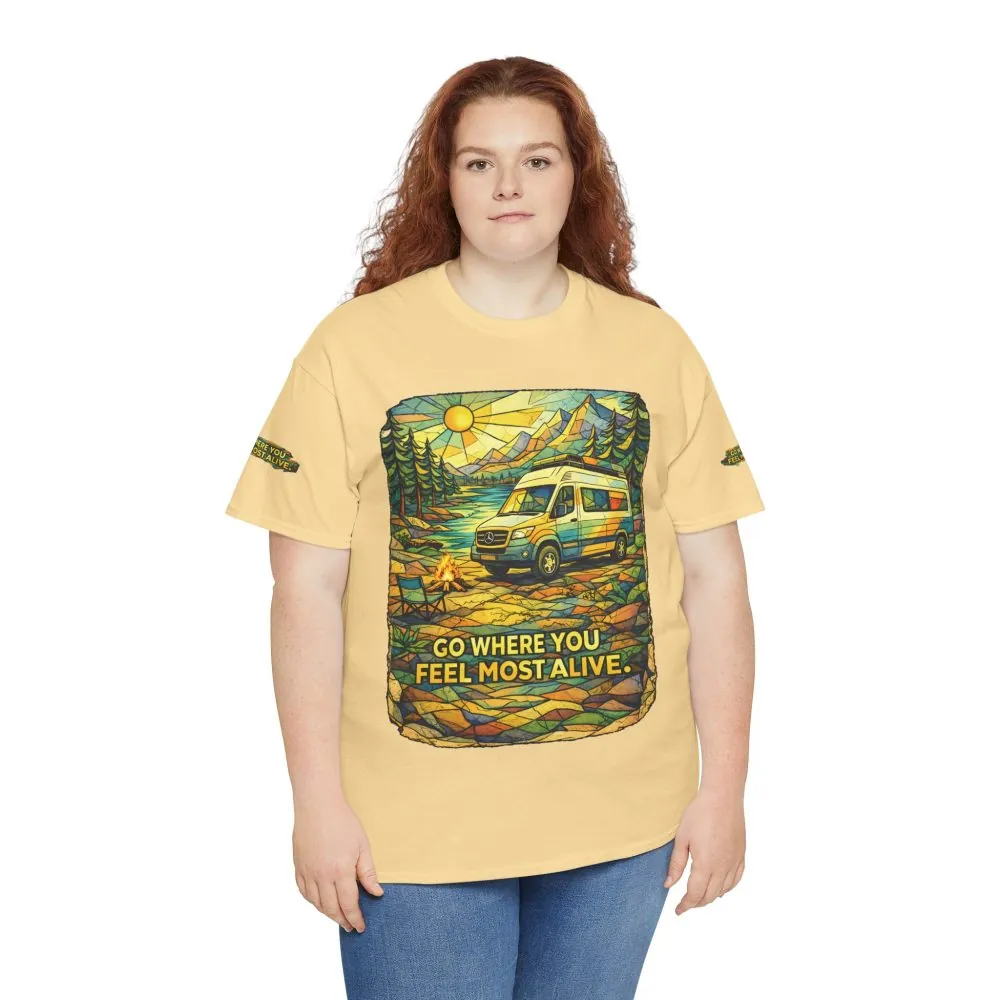 6814998450384015322_2048.jpeg Unisex Heavy Cotton Tee — "Go Where You Feel Most Alive" Design Cubic-Line