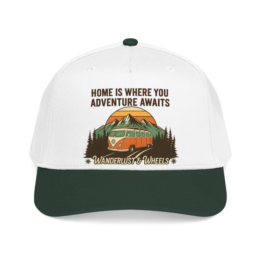 6828056463711206674_2048.jpeg Baseball Cap - "Home Is Where You Adventure Awaits" Mid Profile Baseball Cap