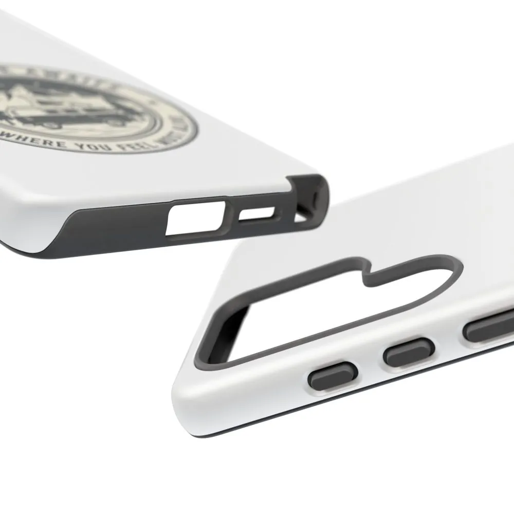 Phone Case — "Adventure Awaits-Go Where You Feel Most Alive" Camper Van Design