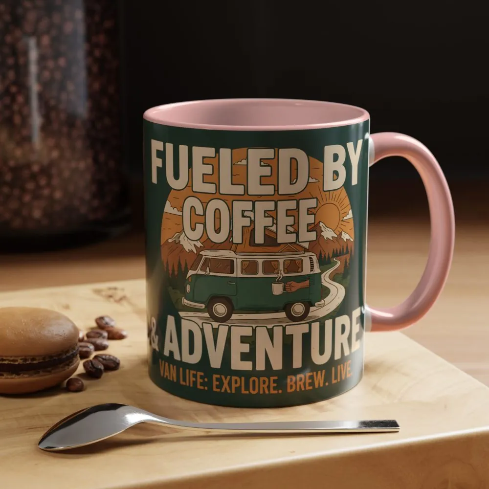 6853730770367705114_2048.jpeg Accent Coffee Mug (11, 15oz) — "Fueled by Coffee & Adventure"