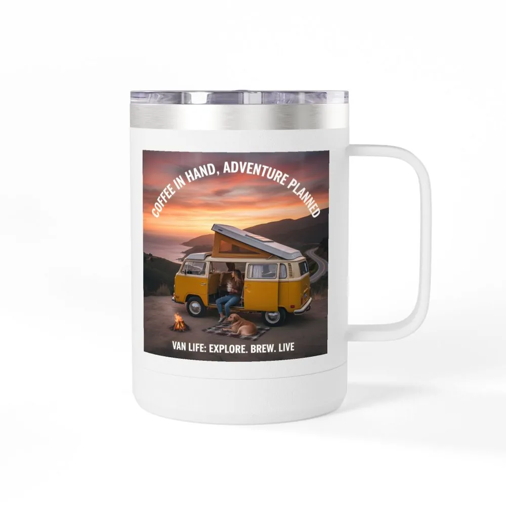 6874269193967770991_2048.jpeg Coffee Mug Tumbler, 15oz — "Coffee in Hand, Adventure Planned"