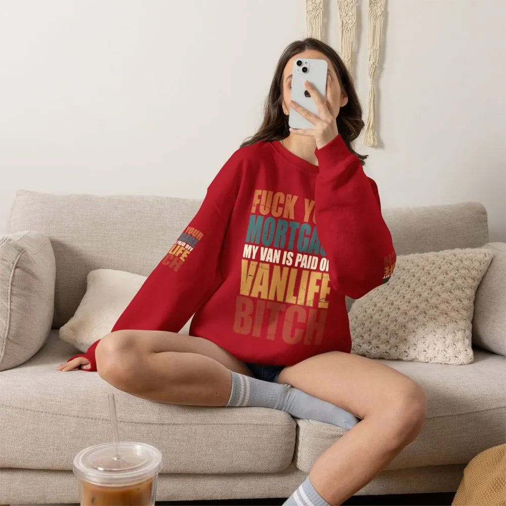 6894172574668722408_2048.jpeg Unisex Heavy Blend™ Crewneck Sweatshirt — "Fuck Your Mortgage" Design F**K-Line