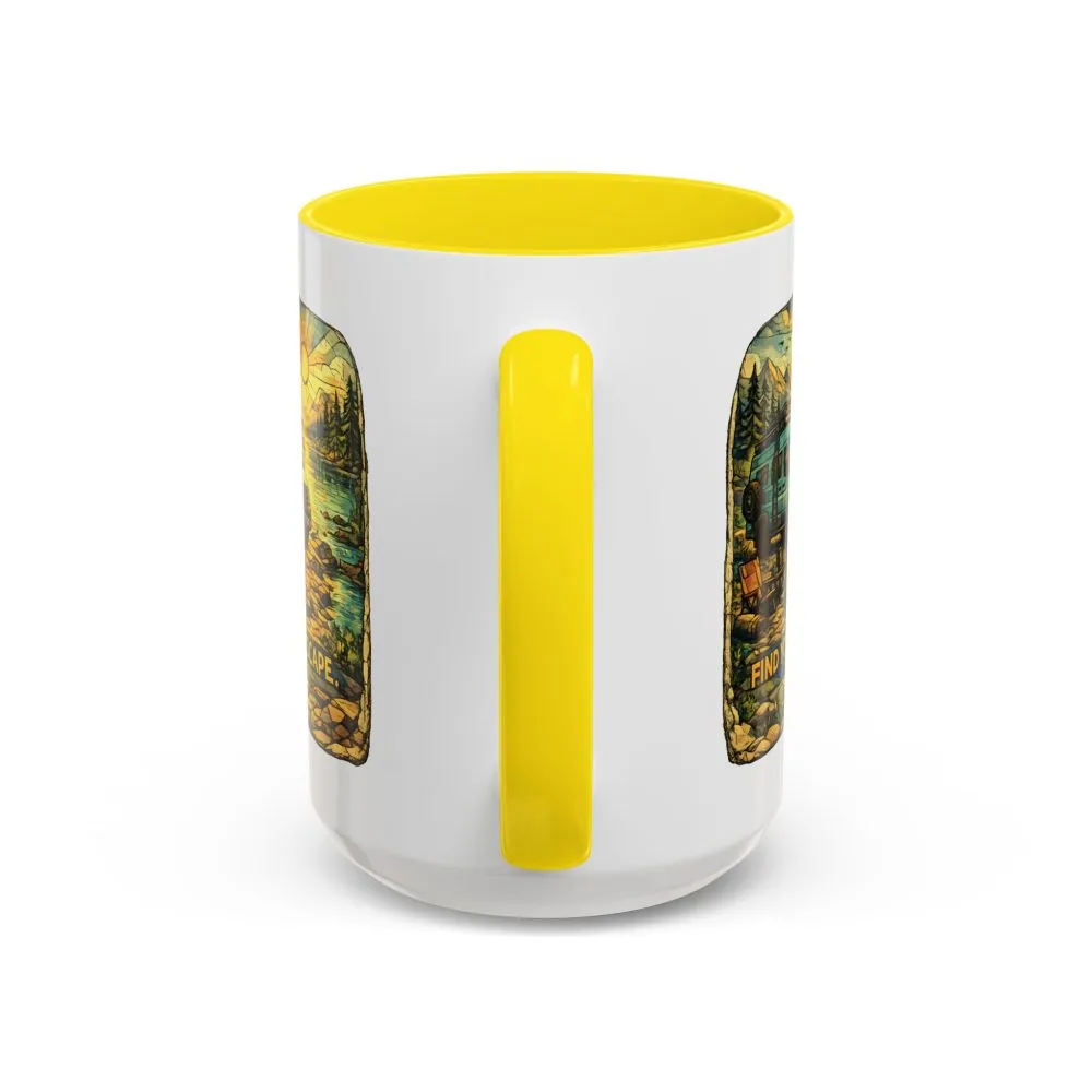 6901602892691716900_2048.jpeg Accent Coffee Mug (11, 15oz) — "Find Your Escape" Design Cubic-Line