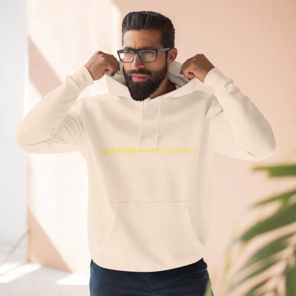 6922005742955349207_2048.jpeg Three-Panel Fleece Hoodie - "Adventure Awaits-Go Find It"" Design Sitcom-Line