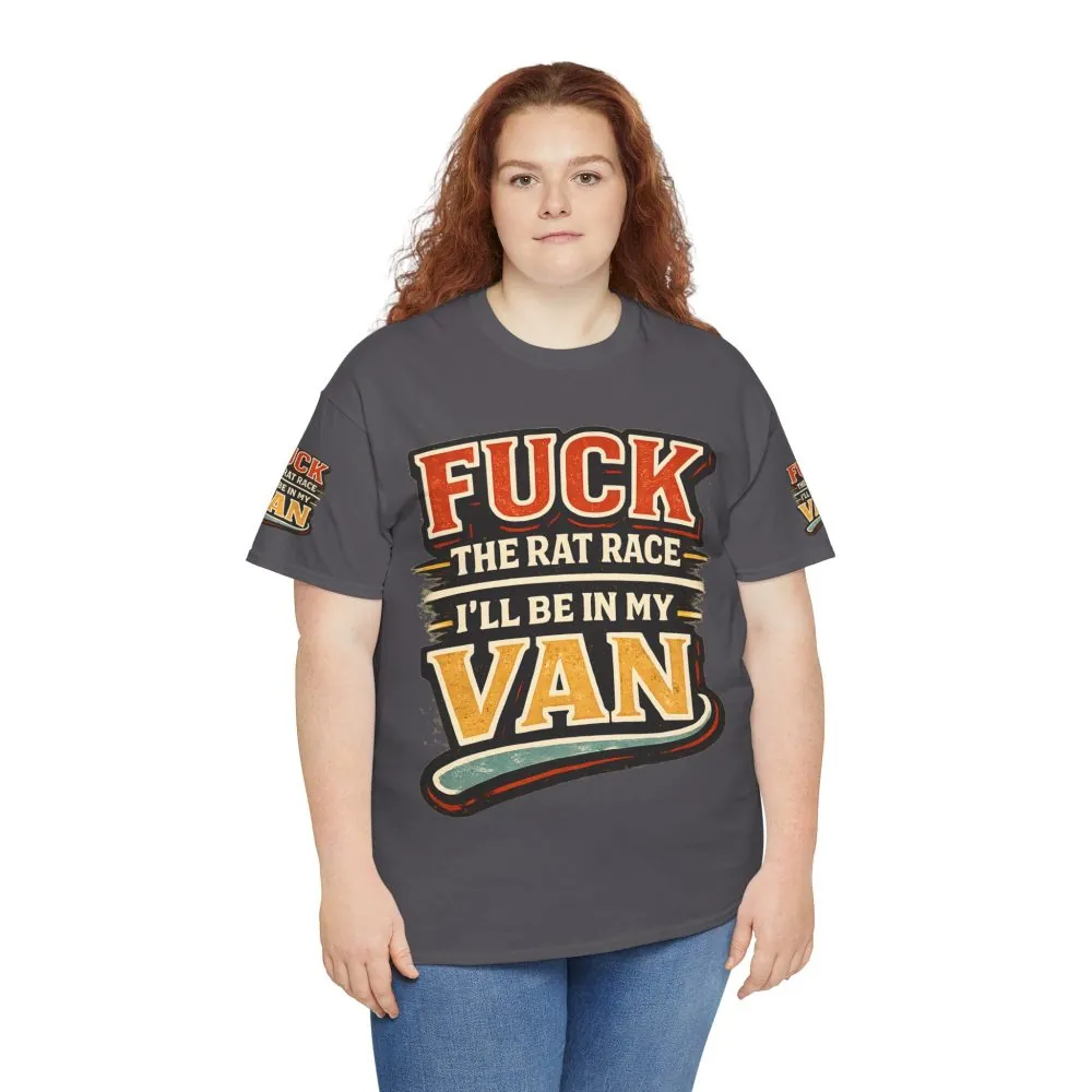 6931047428947878693_2048.jpeg Unisex Heavy Cotton Tee — "Fuck The Rat Race" Design F**K-Line