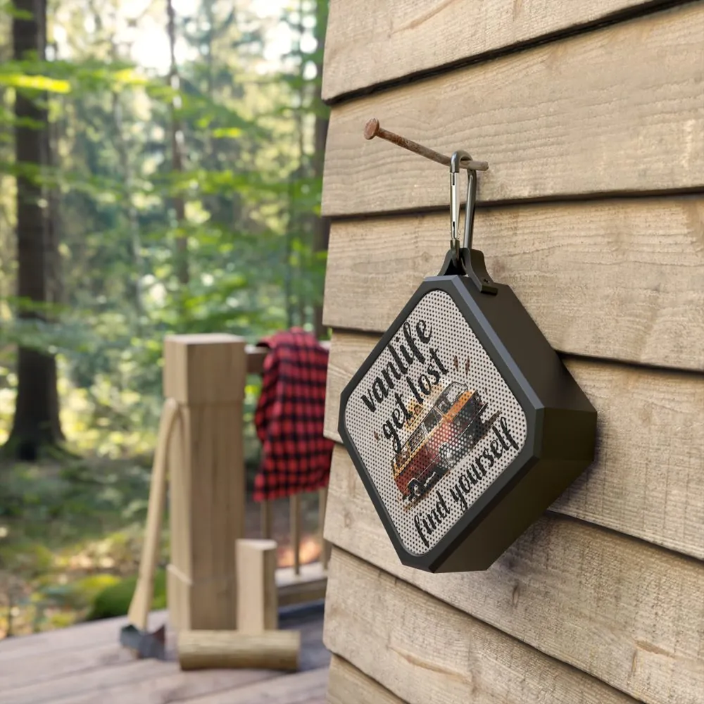 Bluetooth Speaker — “Vanlife Get Lost-Find YOurself” Outdoor Portable Speaker