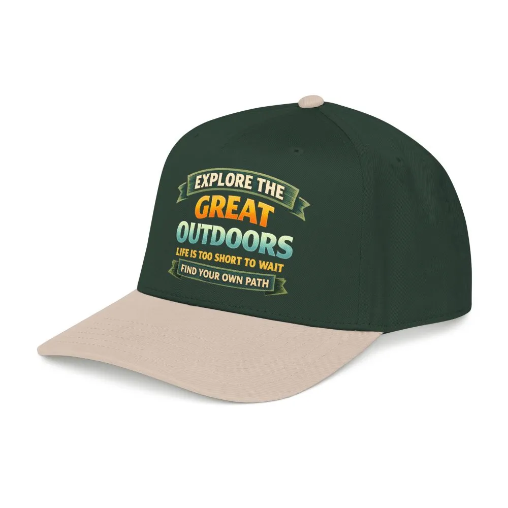 Baseball Cap - "Explore The Great Outdoors" Design Scenic-Line
