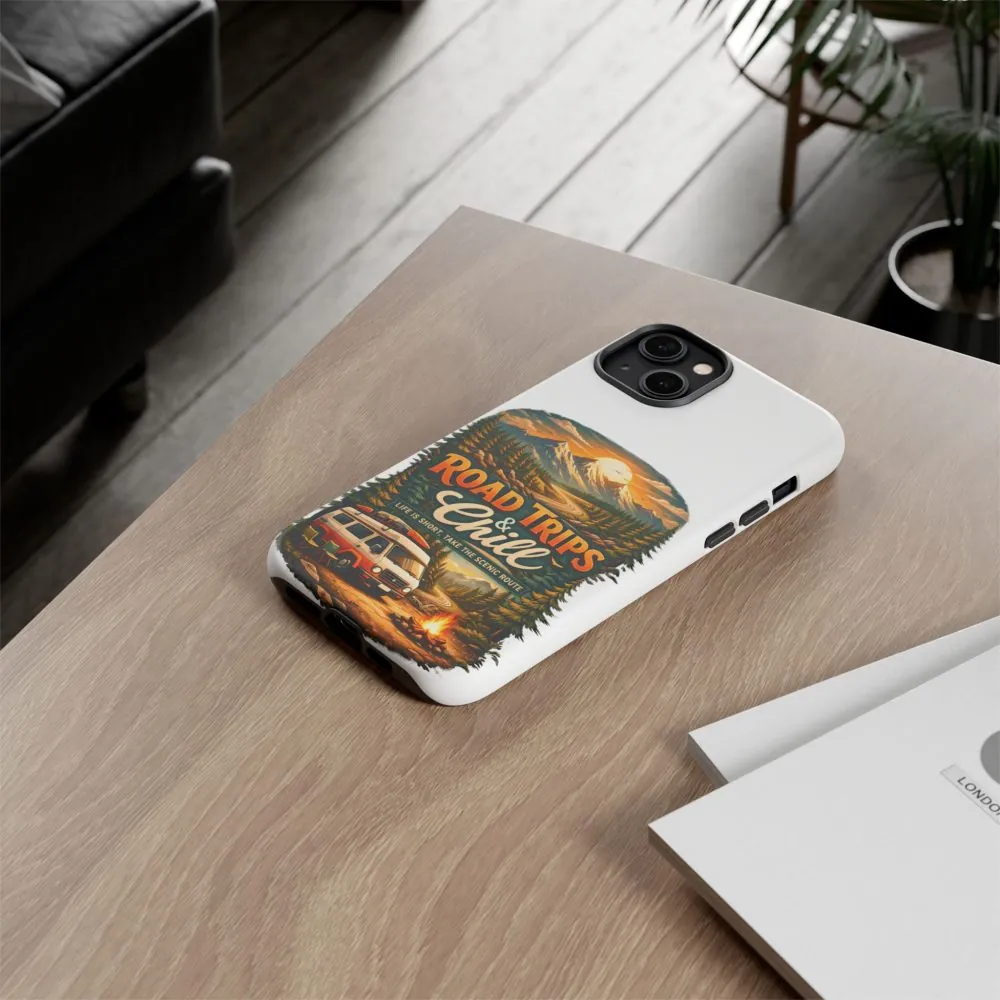 Phone Case — "Road Trips and Chill" (Design Scenic-Line)