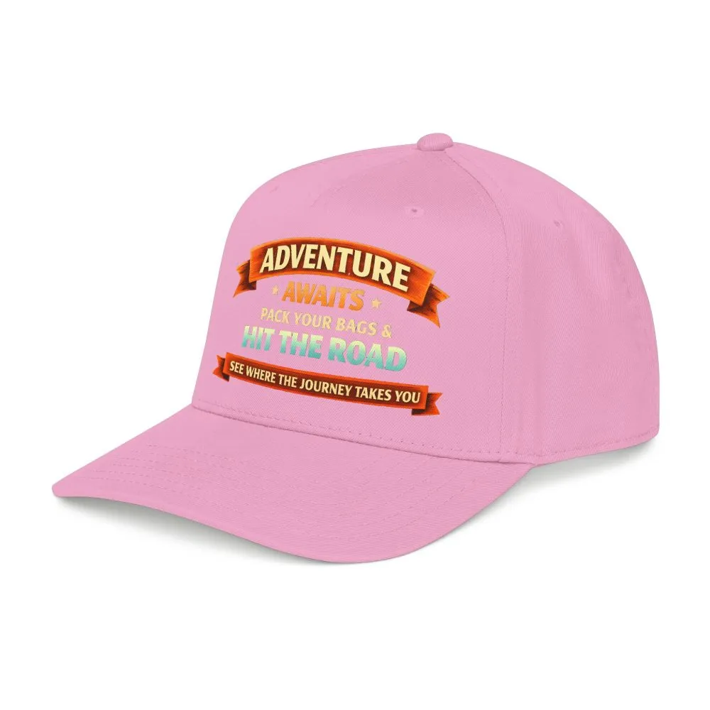 6952622978018039344_2048.jpeg Baseball Cap - "Adventure Awaits-Pack Your Bags" Design Scenic-Line