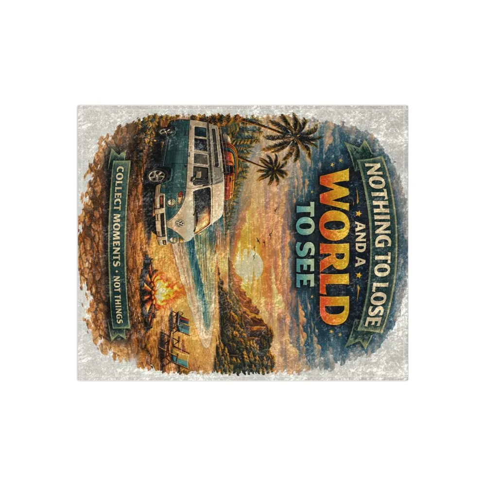 6964513481596587263_2048.jpeg Crushed Velvet Blanket —"Nothing To Lose" Design Scenic-Line (Campervan)
