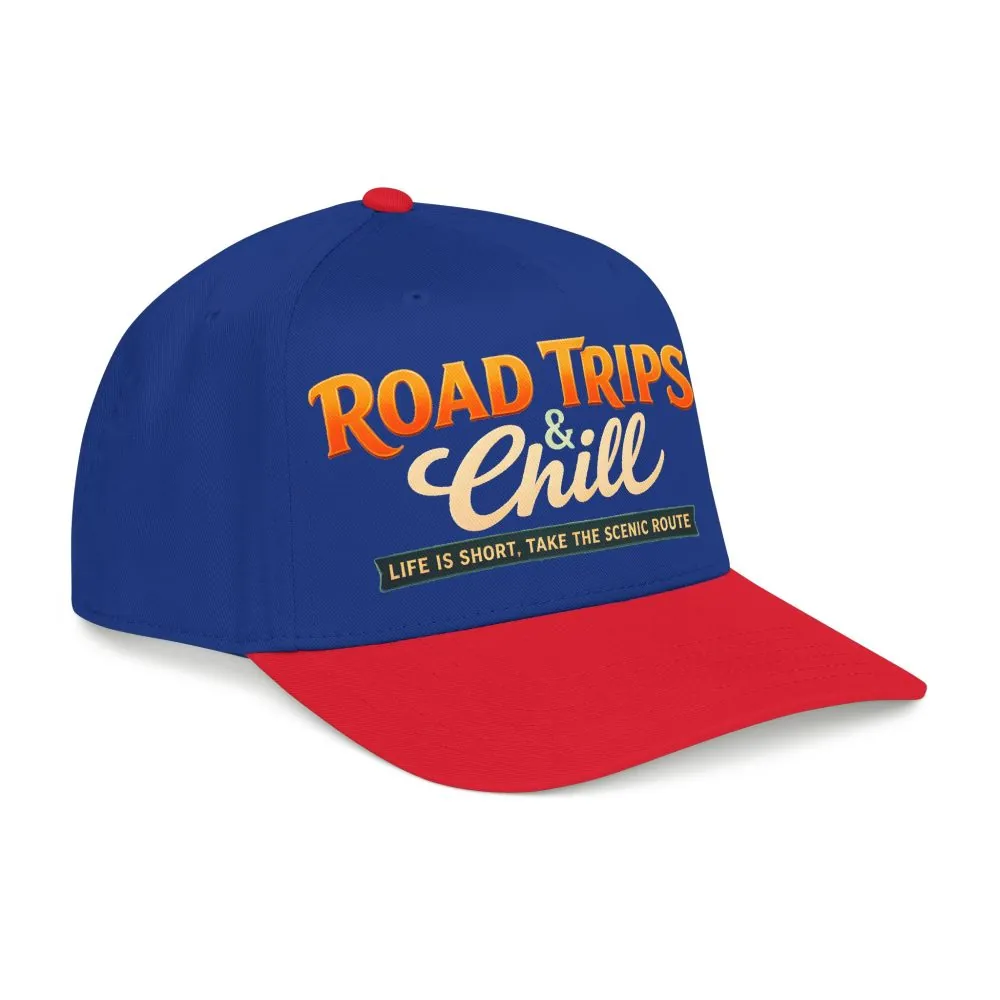 Baseball Cap - "Road Trips And Chill" Design Scenic-Line