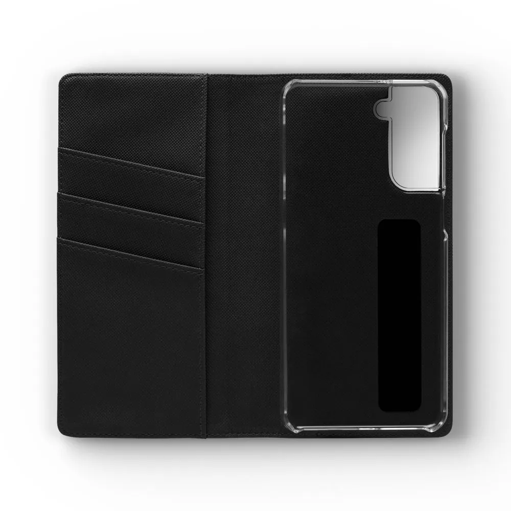 Flip Phone Case — "Fuel Your Journey, Not the Wifi" Wallet Cover